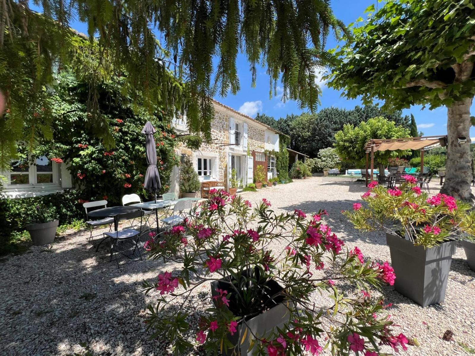 Mas 19E Entierement Climatise Avec Piscine A Usage Exclusif Roquemaure  Exteriör bild